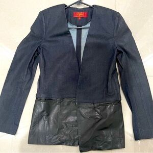 7 for all mankind denim and lamb jacket